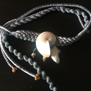 Vintage braided rope belt